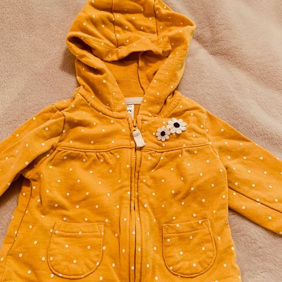 Carter's Two Hooded Zip Up Jackets Size 6 Months - Picture 5 of 16